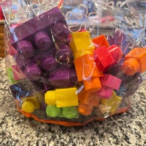 Colorful Building mega bloks Blocks Party Set